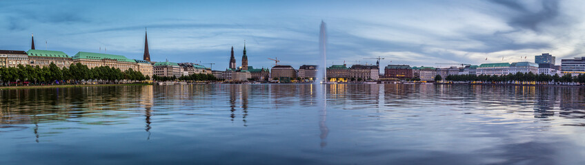 Fototapeta premium Binnenalster Hamburg - Germany