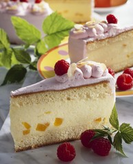 Peach and buttermilk cake
