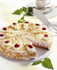 Cranberry cheesecake