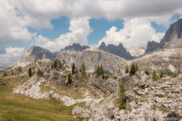 Fototapeta na wymiar mountain range in Eastern Dolomites