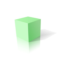 green cube 3D