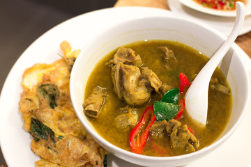 Asian Food and Omelet