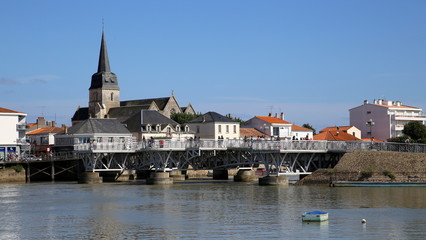 Obraz premium Passerelle André Benéteau à Saint Gilles Croix de vie