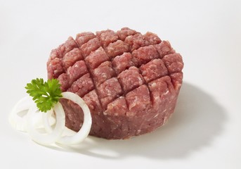 Raw minced pork
