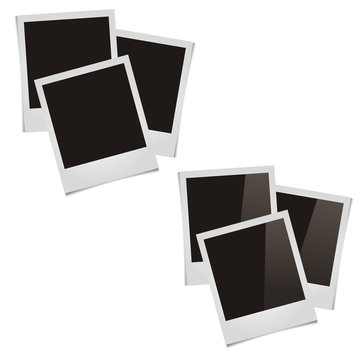 six square pictures with shadows image for premises, matte, glos