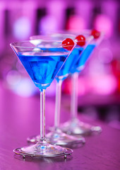 Cocktails Collection - Blue Martini