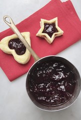 Jam for filling Christmas biscuits