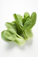 Two heads of pak choi