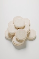 Several effervescent tablets