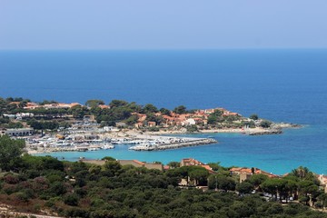 Fototapeta na wymiar Sant'Ambroggio, marine de Lumio ( Hte-Corse )