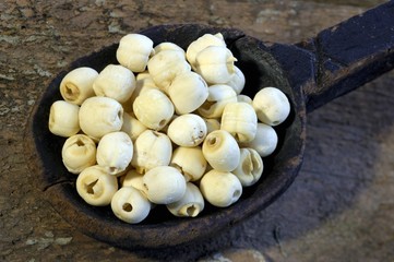 Dried lotus seeds