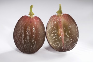 Halved grape