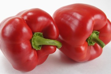 Two red peppers