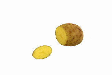 geschnittene kartoffel