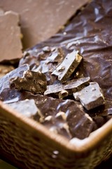 Belgian chocolate in a shop