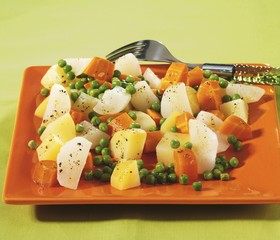 Cooked vegetables