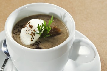 Mushroom cappuccino
