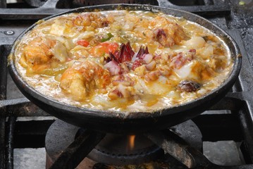 Moqueca de Camarao (Prawn stew with coconut milk, Brazil)