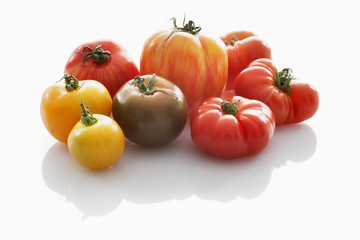 Various types of tomatoes
