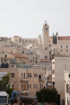 Skyline Of Bethlehem, Israel