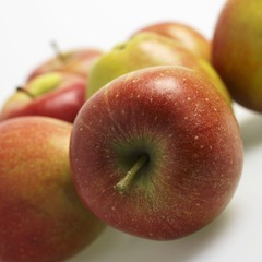 Several fresh apples