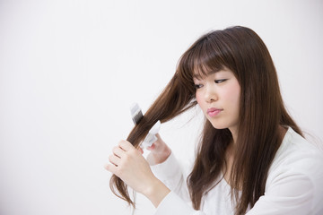 ヘアアイロン(部屋着)
