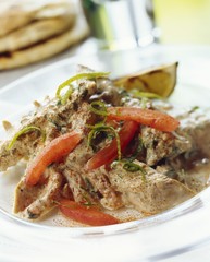 Tandoori turkey salad