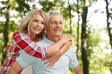 Obraz premium Lovely senior couple