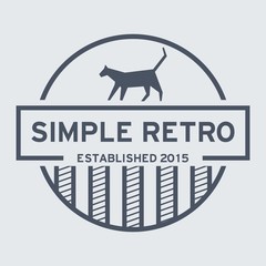 Simple Retro Logo Template
