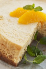 Orange cheesecake