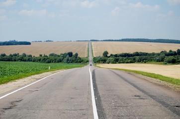 бескрайние поля