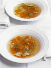 Carrot and artichoke soup