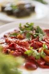 Bulgarian-style marinated peppers