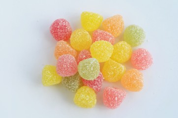 A pile of jelly sweets