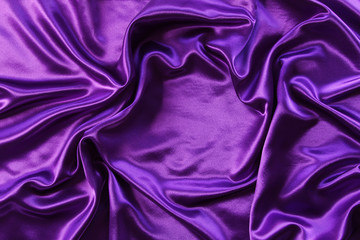 Purple silk fabric