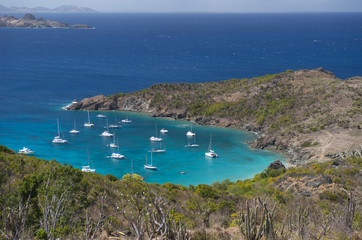 St. Barth Island, French West Indies, Caribbean sea
