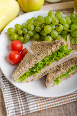 Back to school sandwich