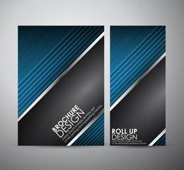 Brochure business design template or roll up. 