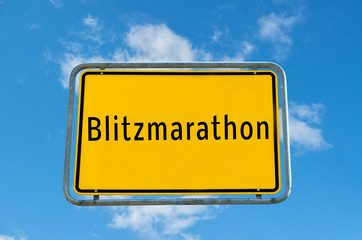 Ortstafel Blitzmarathon 03