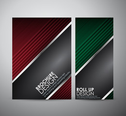 Brochure business design template or roll up. 