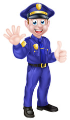Cartoon Policeman