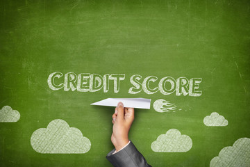 Credit score concept