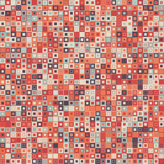 Vector abstract background. Consists of geometric elements. The elements have a square shape and different color. Colorful mosaic background.