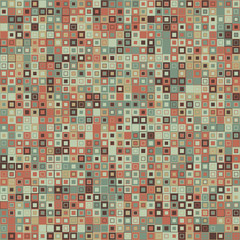 Vector abstract background. Consists of geometric elements. The elements have a square shape and different color. Colorful mosaic background.
