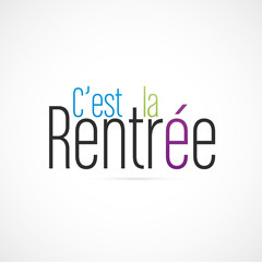 c'est la rentrée