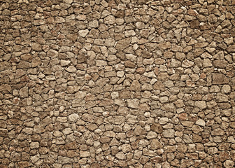 Stone wall textured