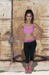 Fototapeta premium Woman Exercising