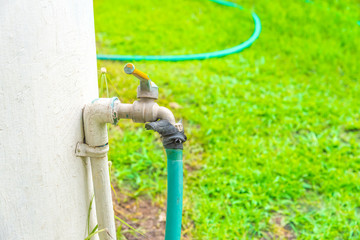 faucet in the garden