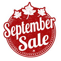 September sale stamp