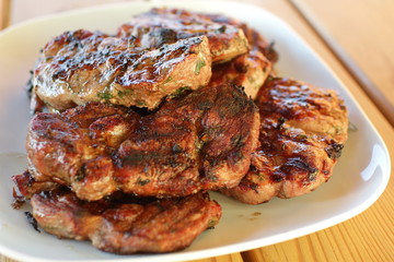 grilled meat